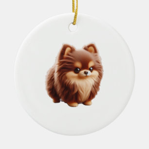 Ornamento De Cerâmica Camiseta Tiny But Mighty � Atitude Chihuahua