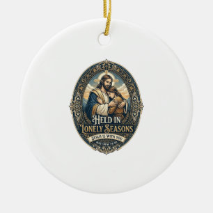 Ornamento De Cerâmica Camiseta Vintage de Encorajamento para Viúva Viúvo