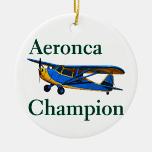 Ornamento De Cerâmica Campeão da Aeronca