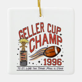 Ornamento De Cerâmica Campeão da Copa Geller