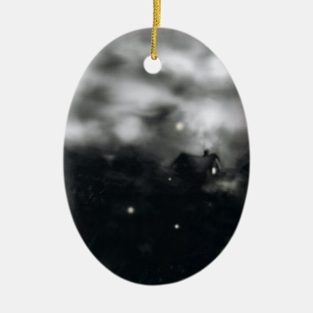 Ornamento De Cerâmica Campos dos vaga-lume (Frente)