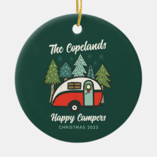 Ornamento De Cerâmica Campos felizes Personalizados