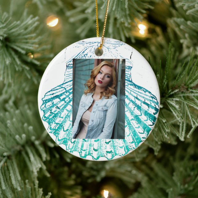 Ornamento De Cerâmica Cana-de-água azul-lacrimogéia da costa (Árvore)