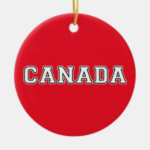 Ornamento De Cerâmica Canadá