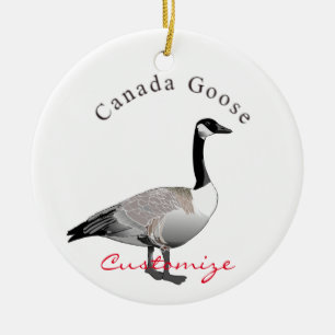 Ornamento De Cerâmica Canadá Goose Gander Thunder_Cove