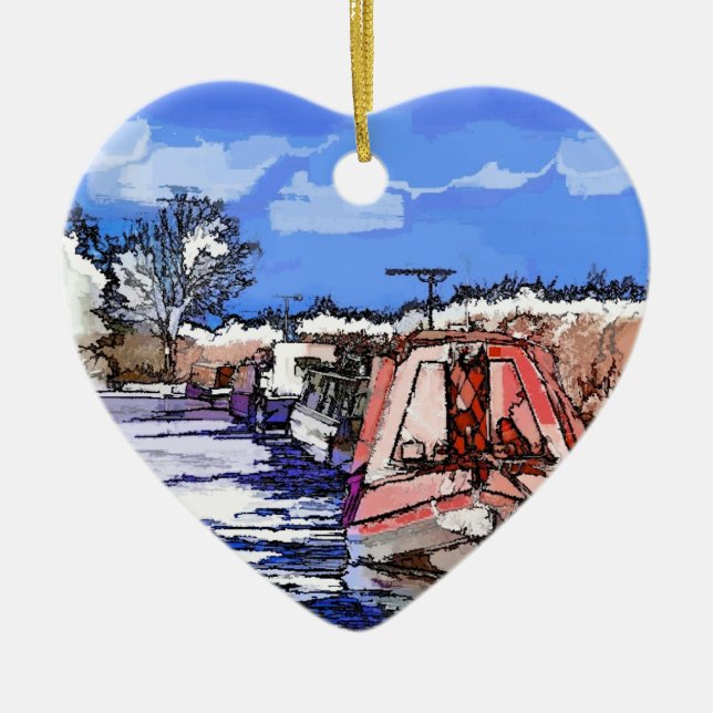 ORNAMENTO DE CERÂMICA CANAIS (Frente)