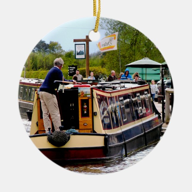 ORNAMENTO DE CERÂMICA CANAIS (Frente)