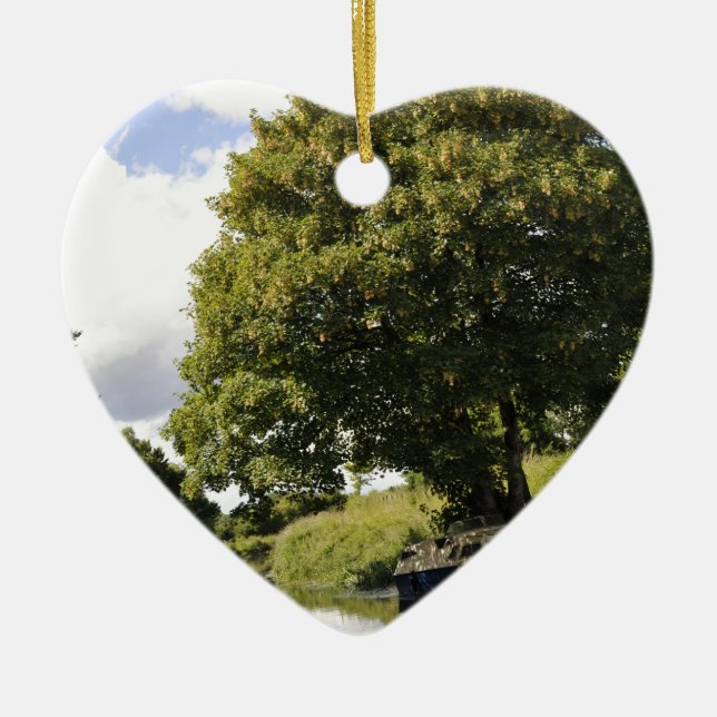 Ornamento De Cerâmica Canal Boats (Frente)