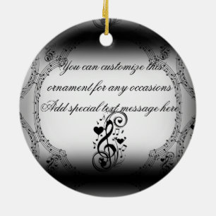 Ornamento De Cerâmica Canção de amor você Are_