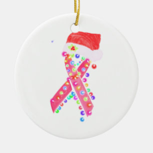 ORNAMENTO DE CERÂMICA CANCER MERRY CHRISTMAS