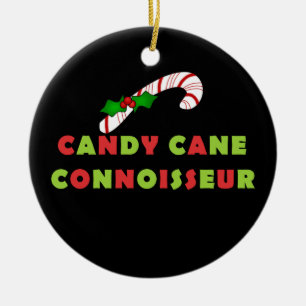Ornamento De Cerâmica Candy Cane Connoisseur Keepsaur Ornament