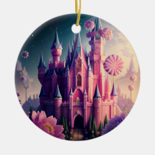 Ornamento De Cerâmica Candy Castle One