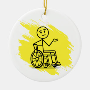 Ornamento De Cerâmica Caneca com garantia de fábrica de humor de cadeira