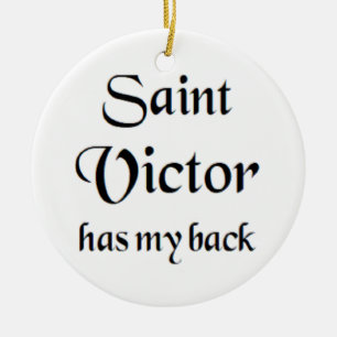 Ornamento De Cerâmica caneca de café saint victor