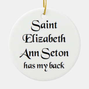 Ornamento De Cerâmica caneca de café santa elizabeth ann seton