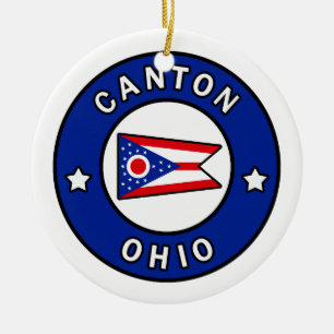 Ornamento De Cerâmica Cantão Ohio