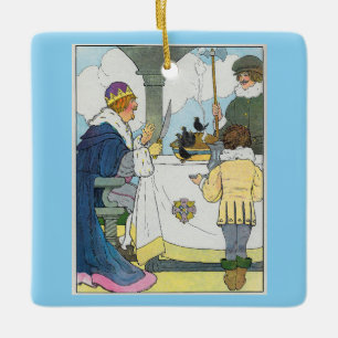 Ornamento De Cerâmica Cante uma canção de Sessce Madre Goose Nursery Rhy
