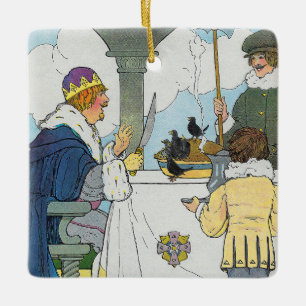 Ornamento De Cerâmica Cante uma canção de Sessce Madre Goose Nursery Rhy