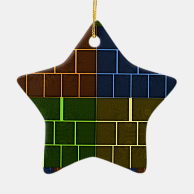 Ornamento De Cerâmica Canvas de parede (Frente)