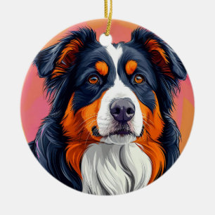Ornamento De Cerâmica Cão pastor australiano