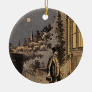 Ornamento De Cerâmica Capa de Livro Antigo Doutor Dunlop's Prática Famil
