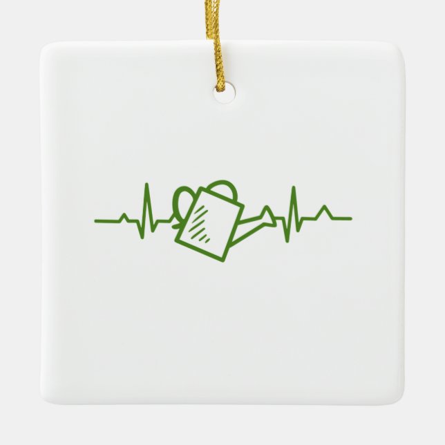 Ornamento De Cerâmica Capa de rega de jardinagem (Frente)