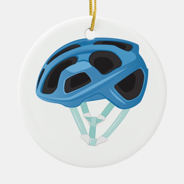Ornamento De Cerâmica Capacete da bicicleta (Frente)