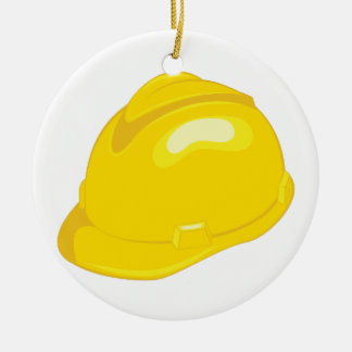 Ornamento De Cerâmica Capacete da construção