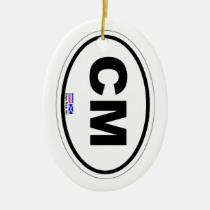 Ornamento De Cerâmica Cape May.