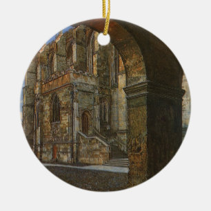 Ornamento De Cerâmica Capela da faculdade de Eton por Anna Alma Tadema