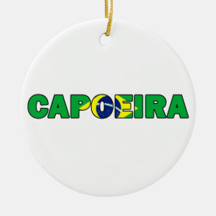 Ornamento De Cerâmica Capoeira