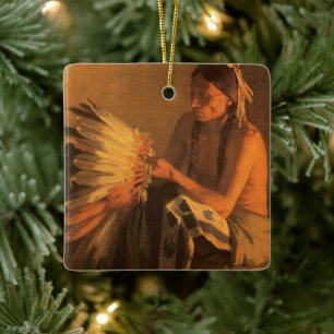 Ornamento De Cerâmica Capota velha da guerra pelo Sharp de Joseph Henry