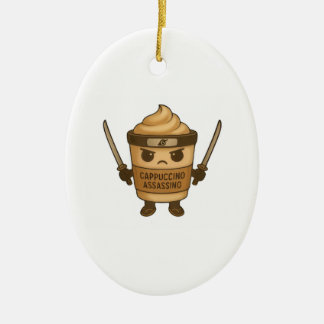 Ornamento De Cerâmica Cappuccino Assassino Italian