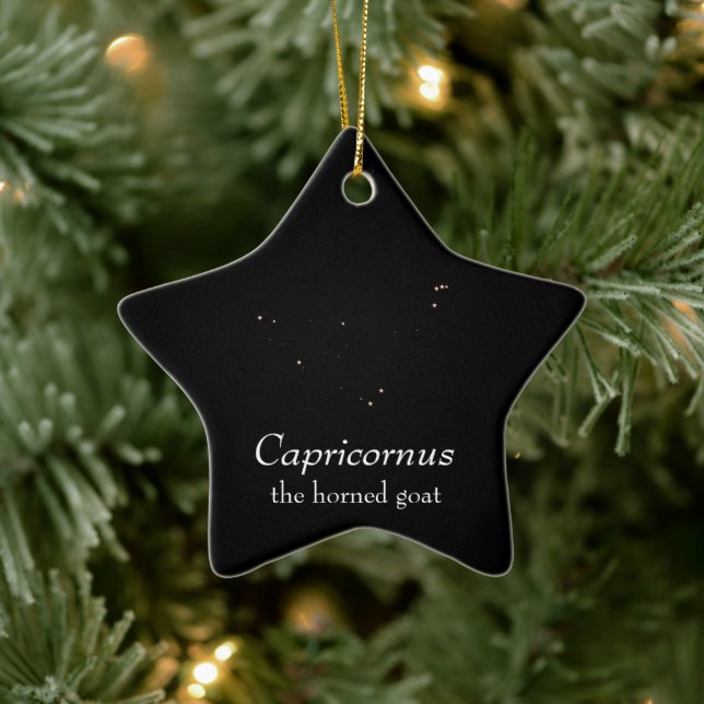 Ornamento De Cerâmica Capricornus Constellation (Árvore)