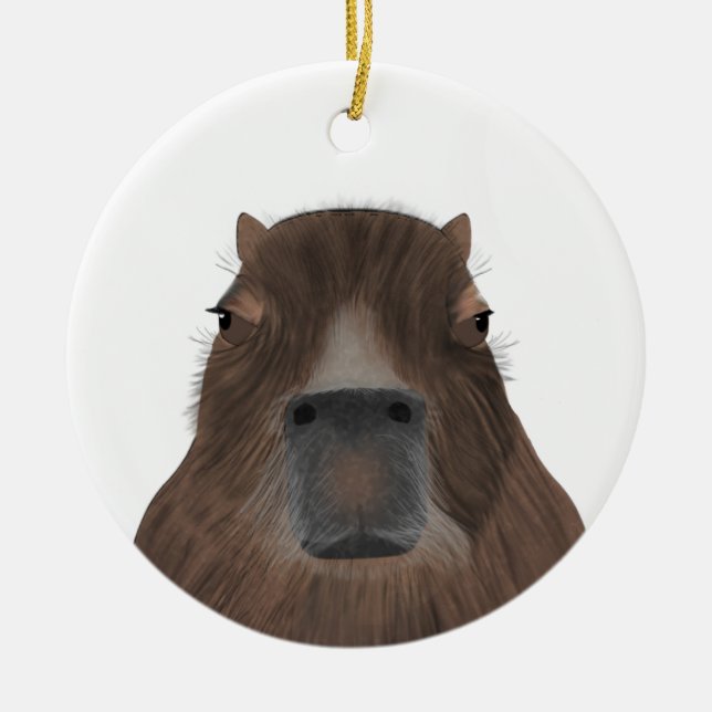 Ornamento De Cerâmica Capybara Ornament (Frente)