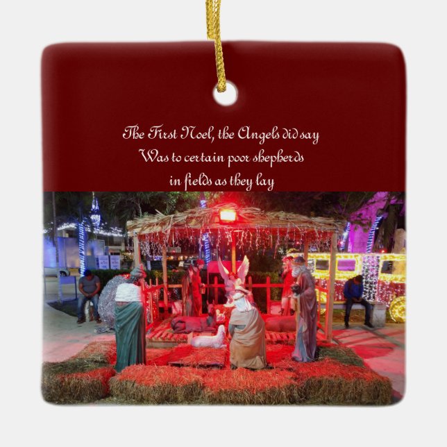 Ornamento De Cerâmica caras em telefones celulares (Frente)