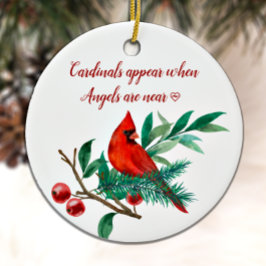 Ornamento De Cerâmica Cardinal Angels Lembrança Personalizada Cer de Fot