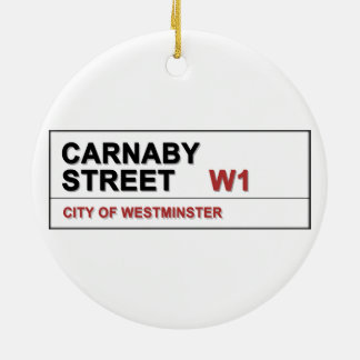 Ornamento De Cerâmica Carnaby Street Londres Inglaterra - Swing!