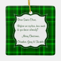 Caro Santa Clause - Carta de Natal