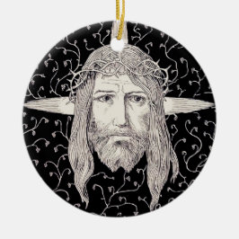 Ornamento De Cerâmica Caro Santo de Jesus Cristo