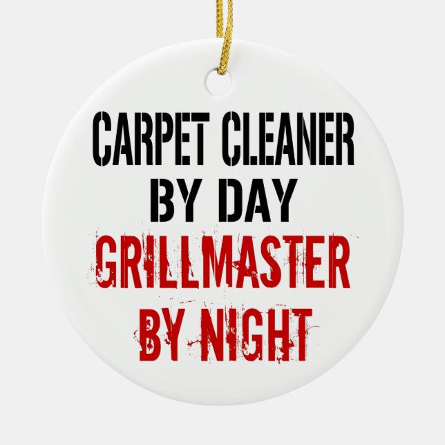 Ornamento De Cerâmica Carpet Cleaner Grillmaster (Frente)