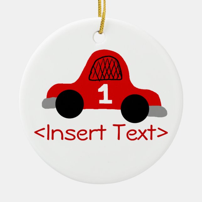 Ornamento De Cerâmica Carro (Frente)