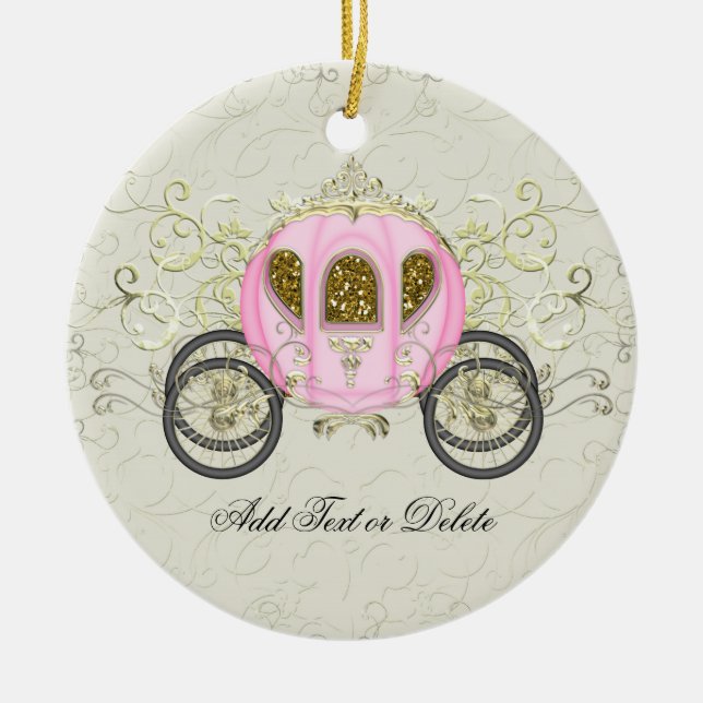 Ornamento De Cerâmica Carruagem real - SRF (Frente)