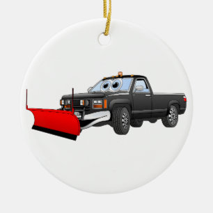 Ornamento De Cerâmica Cartografia Preta R Snowplow