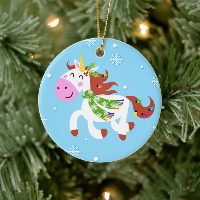 Ornamento De Cerâmica Cartoon de Natal (Árvore)