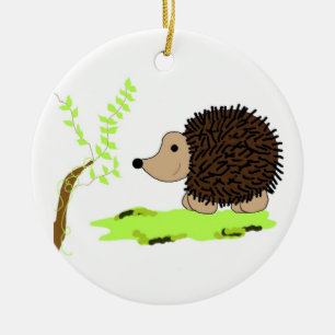 Ornamento De Cerâmica Cartoon Hedgehog