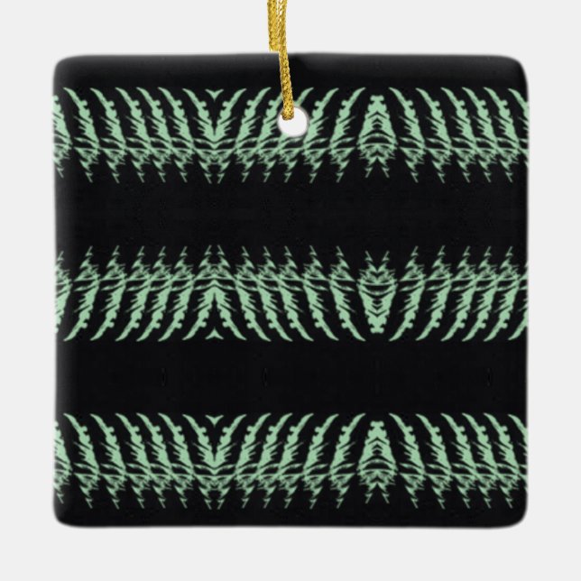 Ornamento De Cerâmica Casa 6 | NATAL DE MERCADORIAS | m3galeryStudio (Frente)