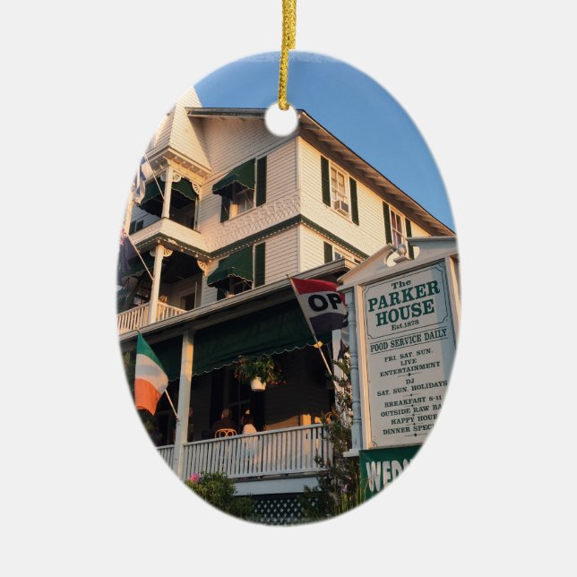 Ornamento De Cerâmica Casa de Parker (Frente)