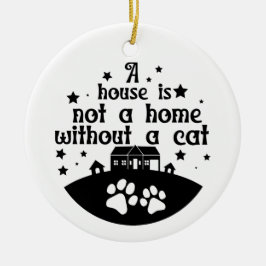 Ornamento De Cerâmica Casa não é lar | Lado Duplo