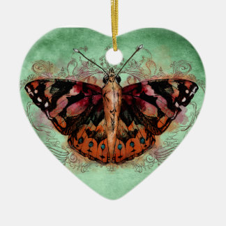 Ornamento De Cerâmica Casa - senhora pintada